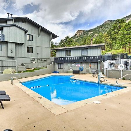 Estes Park Condo Rental Balcony With River Views! Eksteriør billede