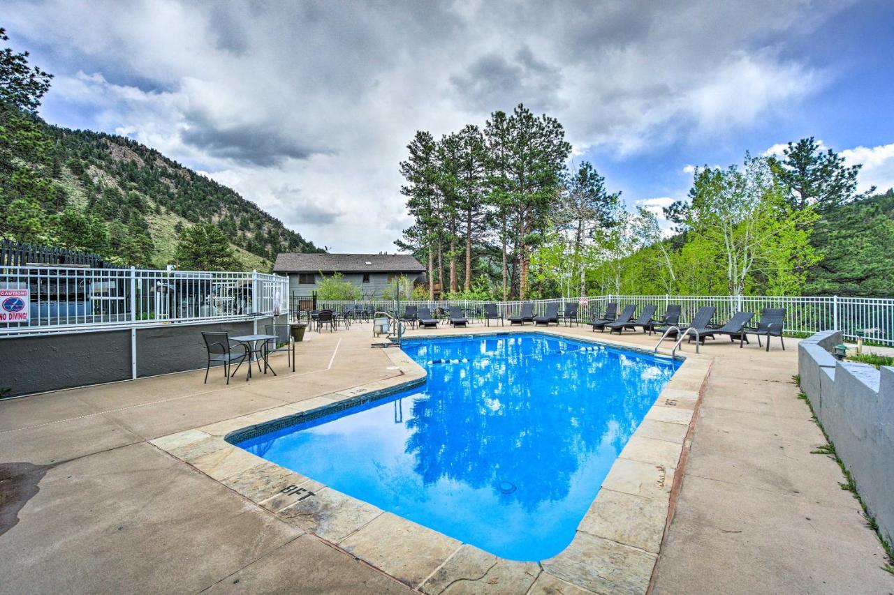 Estes Park Condo Rental Balcony With River Views! Eksteriør billede