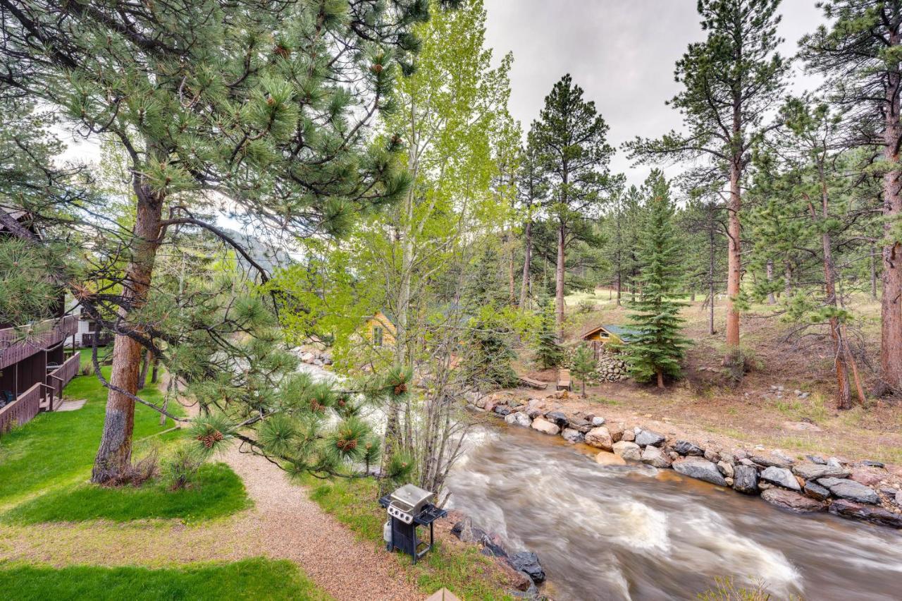 Estes Park Condo Rental Balcony With River Views! Eksteriør billede
