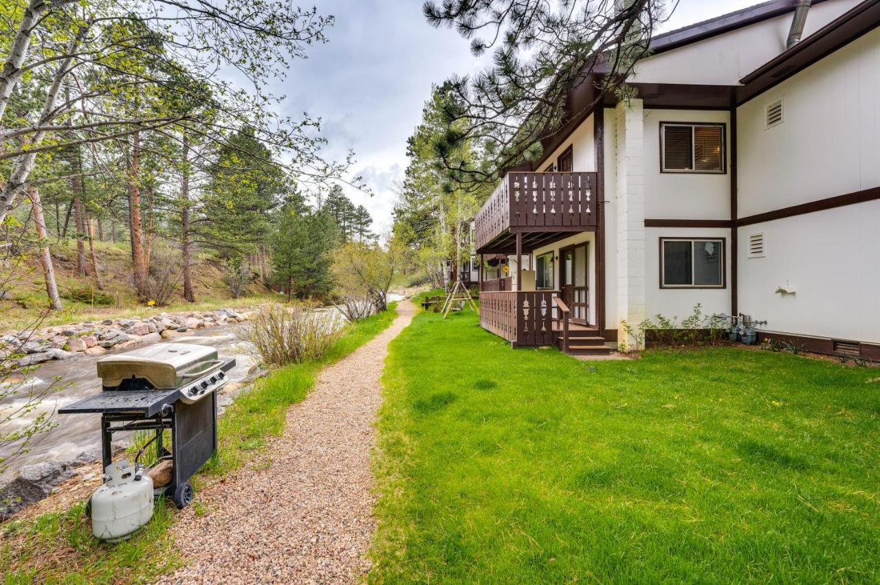 Estes Park Condo Rental Balcony With River Views! Eksteriør billede