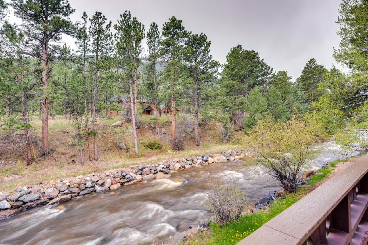 Estes Park Condo Rental Balcony With River Views! Eksteriør billede
